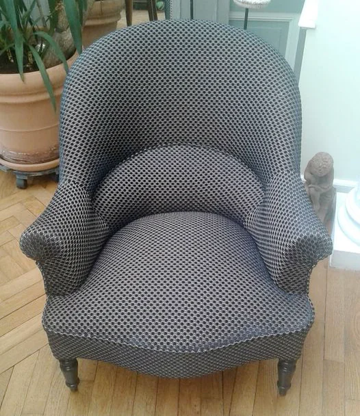 Home Fauteuil Crapaud A Bosse Traditionnel Vichy.webp