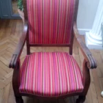 Services Fauteuil Directoire Tissu Rayure Colorees Vichy.webp 150x150